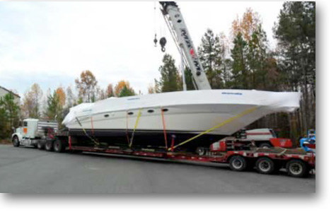 boat transport land and sea fully insured licesened