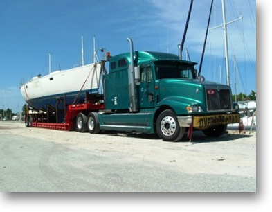boat transport land and sea fully insured licesened
